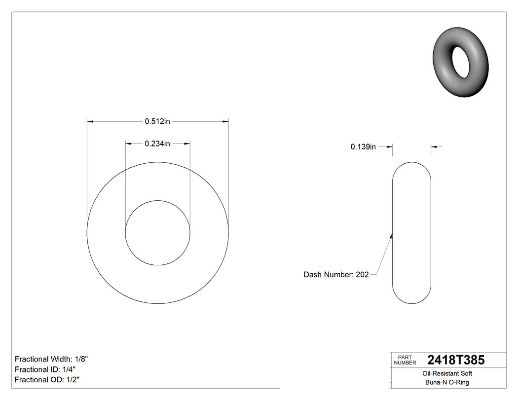 Technical drawing - 2418T385